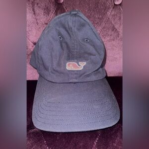 Vineyard Vines Navy Blue Baseball Cap with Whale Logo